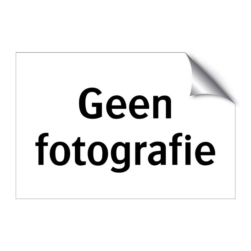 Geen fotografie & Geen fotografie & Geen fotografie & Geen fotografie