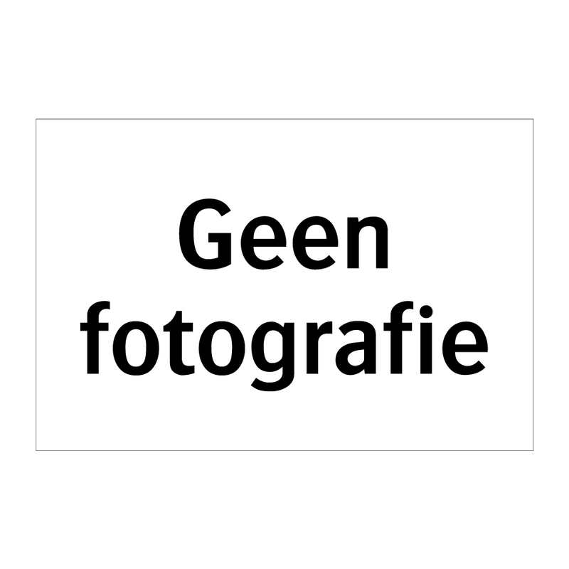 Geen fotografie & Geen fotografie & Geen fotografie & Geen fotografie & Geen fotografie