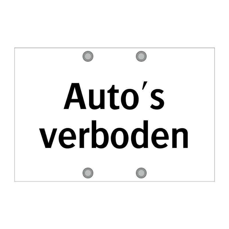 Auto's verboden & Auto's verboden & Auto's verboden & Auto's verboden & Auto's verboden