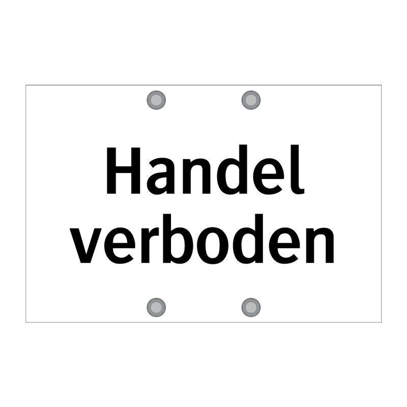 Handel verboden & Handel verboden & Handel verboden & Handel verboden & Handel verboden