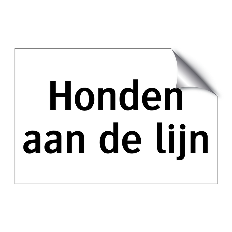 Honden aan de lijn & Honden aan de lijn & Honden aan de lijn & Honden aan de lijn