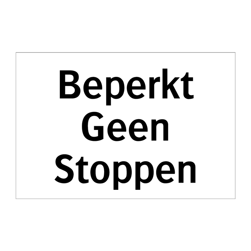 Beperkt Geen Stoppen & Beperkt Geen Stoppen & Beperkt Geen Stoppen & Beperkt Geen Stoppen