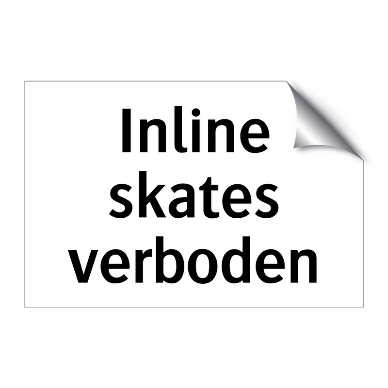 Inline skates verboden & Inline skates verboden & Inline skates verboden & Inline skates verboden