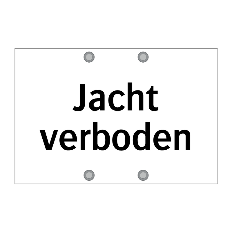 Jacht verboden & Jacht verboden & Jacht verboden & Jacht verboden & Jacht verboden