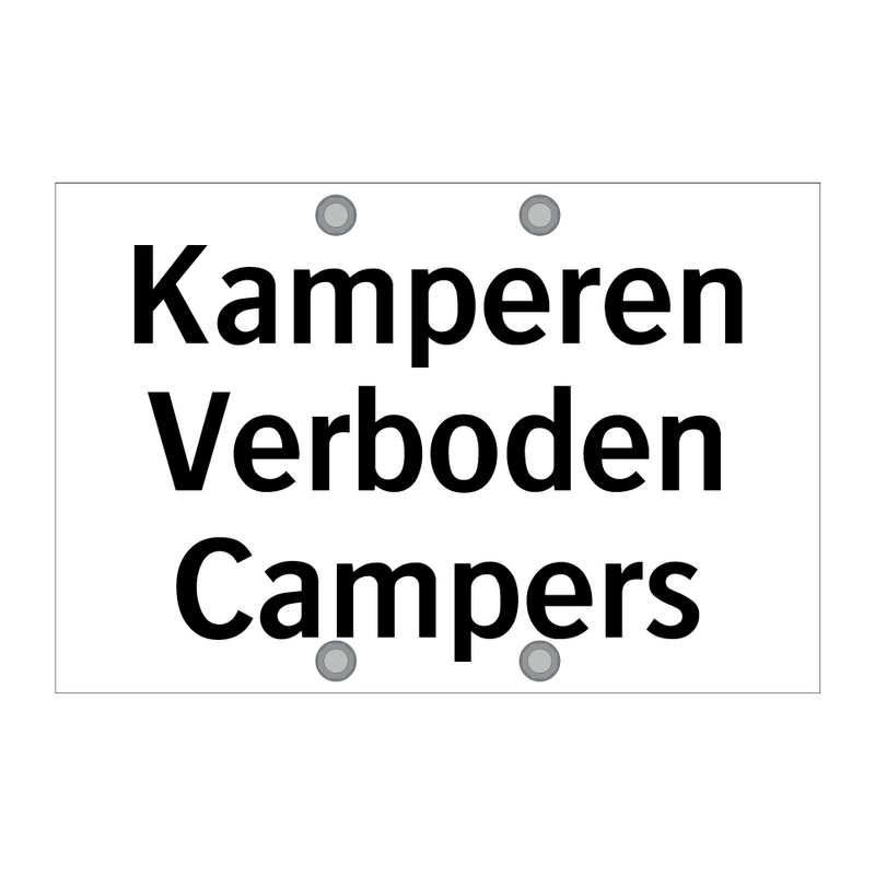 Kamperen Verboden Campers & Kamperen Verboden Campers & Kamperen Verboden Campers