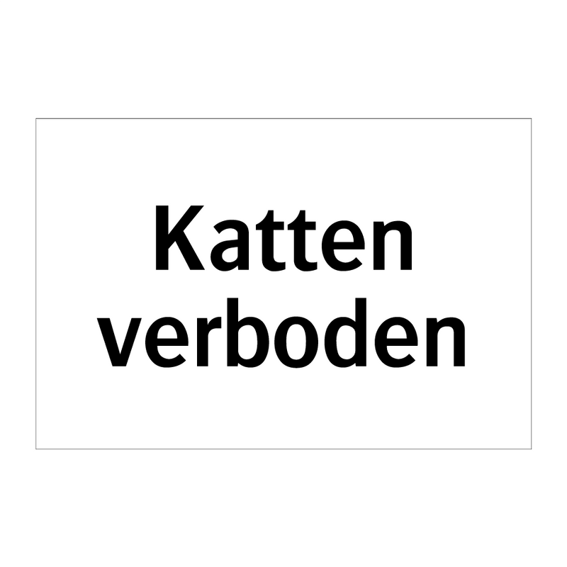 Katten verboden & Katten verboden & Katten verboden & Katten verboden & Katten verboden