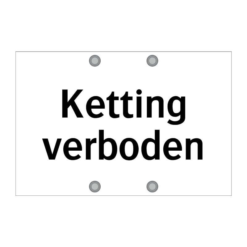 Ketting verboden & Ketting verboden & Ketting verboden & Ketting verboden & Ketting verboden