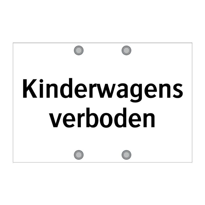 Kinderwagens verboden & Kinderwagens verboden & Kinderwagens verboden & Kinderwagens verboden