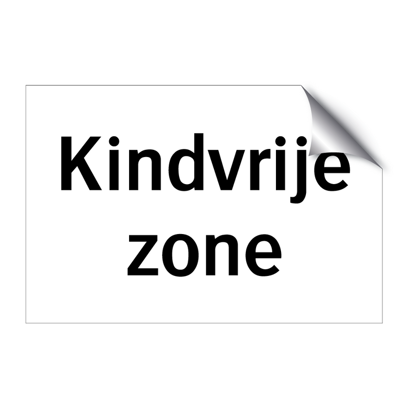 Kindvrije zone & Kindvrije zone & Kindvrije zone & Kindvrije zone