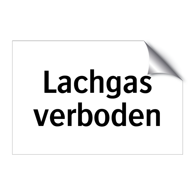 Lachgas verboden & Lachgas verboden & Lachgas verboden & Lachgas verboden