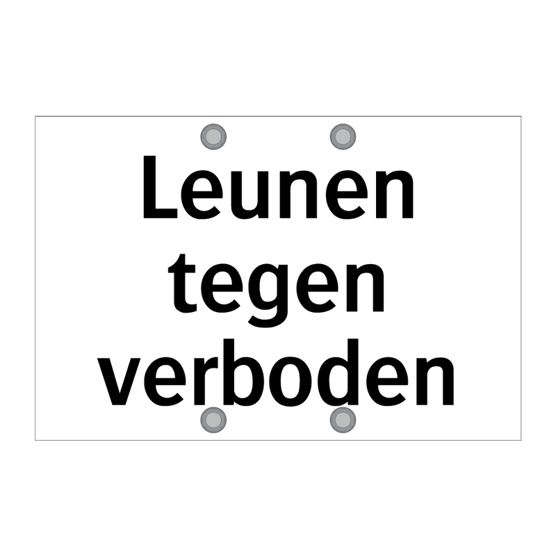 Leunen tegen verboden & Leunen tegen verboden & Leunen tegen verboden & Leunen tegen verboden