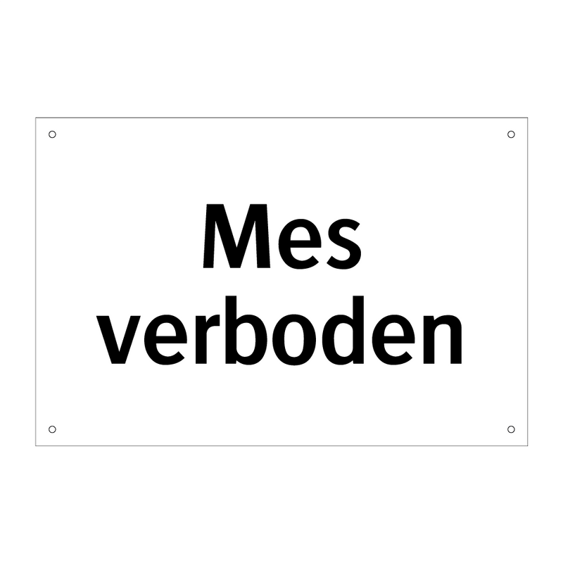 Mes verboden & Mes verboden & Mes verboden & Mes verboden & Mes verboden & Mes verboden