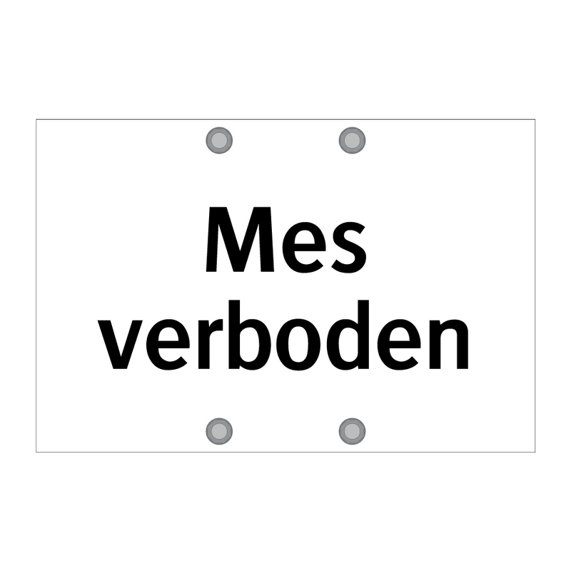 Mes verboden & Mes verboden & Mes verboden & Mes verboden & Mes verboden