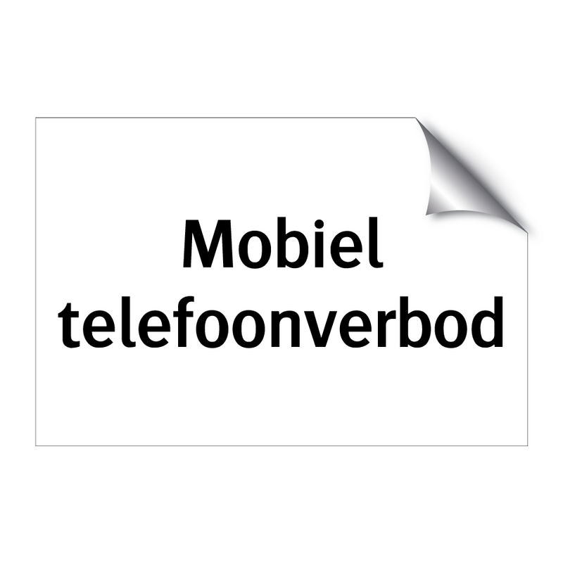 Mobiel telefoonverbod & Mobiel telefoonverbod & Mobiel telefoonverbod & Mobiel telefoonverbod