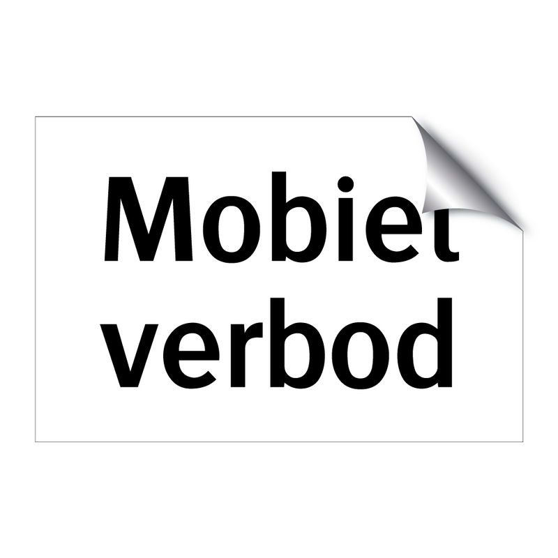 Mobiel verbod & Mobiel verbod & Mobiel verbod & Mobiel verbod