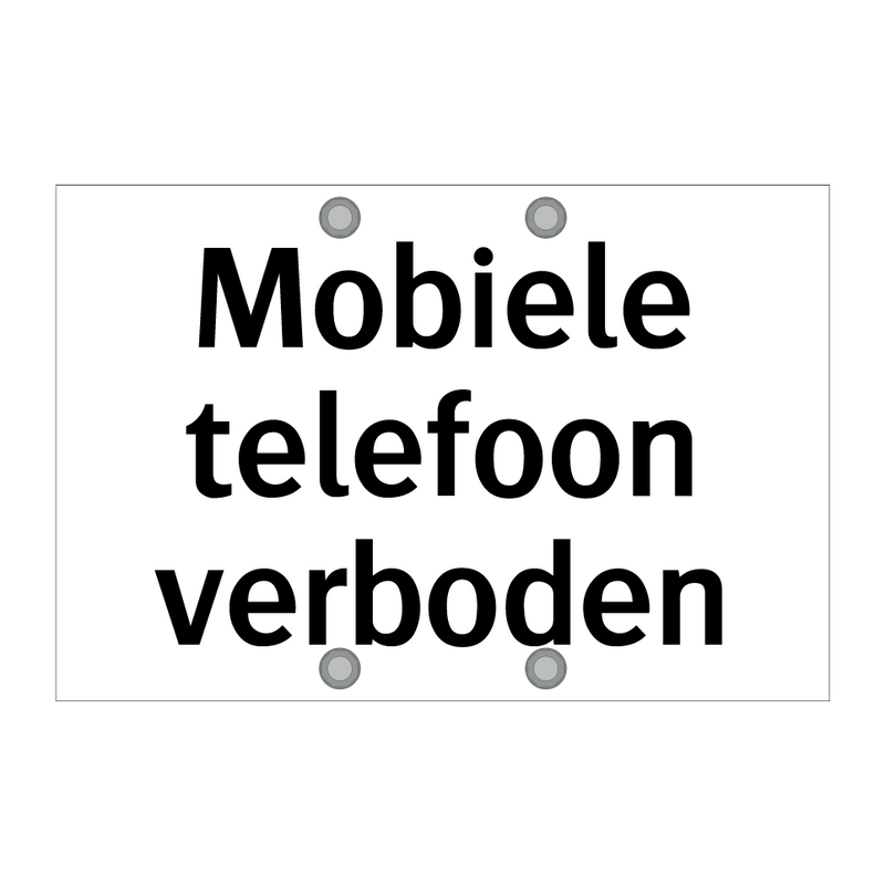 Mobiele telefoon verboden & Mobiele telefoon verboden & Mobiele telefoon verboden