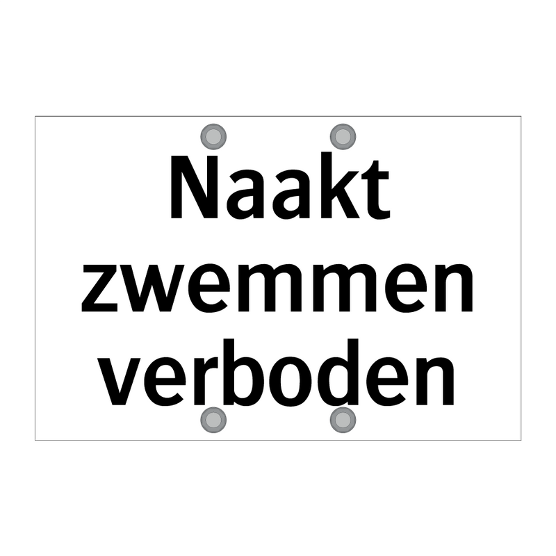 Naakt zwemmen verboden & Naakt zwemmen verboden & Naakt zwemmen verboden & Naakt zwemmen verboden