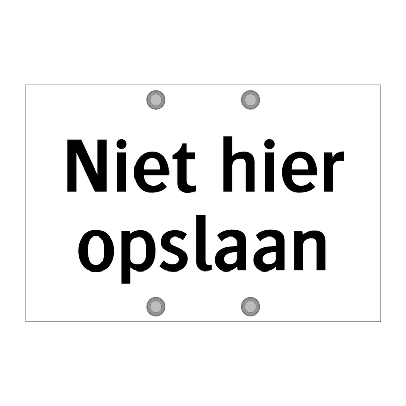 Niet hier opslaan & Niet hier opslaan & Niet hier opslaan & Niet hier opslaan & Niet hier opslaan