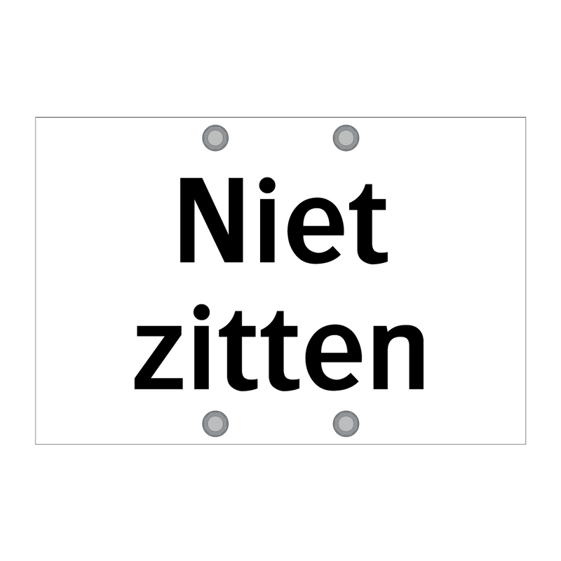 Niet zitten & Niet zitten & Niet zitten & Niet zitten & Niet zitten