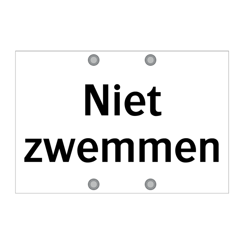 Niet zwemmen & Niet zwemmen & Niet zwemmen & Niet zwemmen & Niet zwemmen