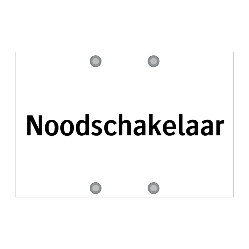 Noodschakelaar & Noodschakelaar & Noodschakelaar & Noodschakelaar & Noodschakelaar