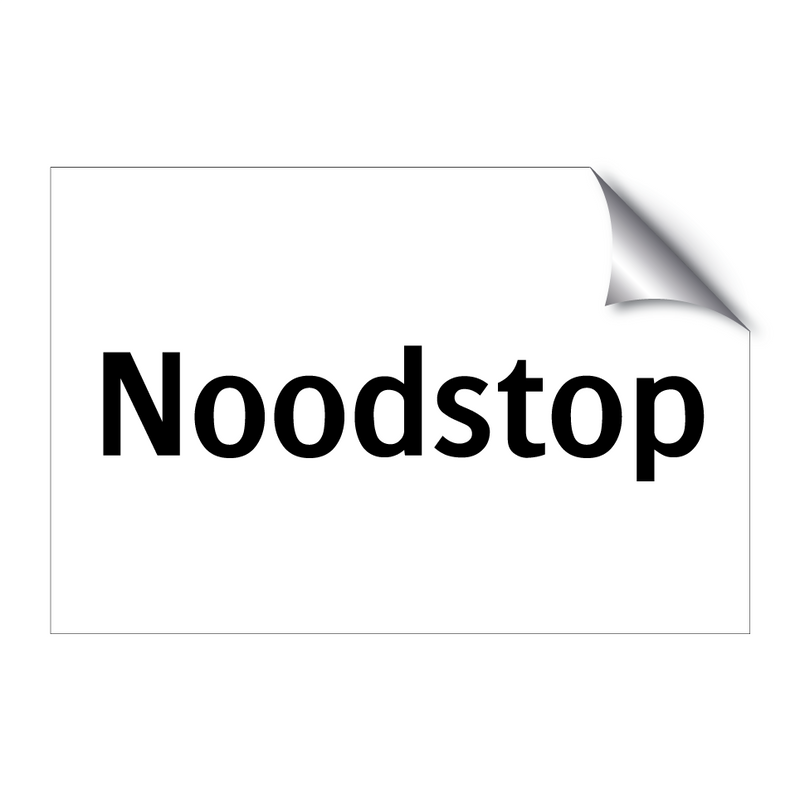 Noodstop & Noodstop & Noodstop & Noodstop