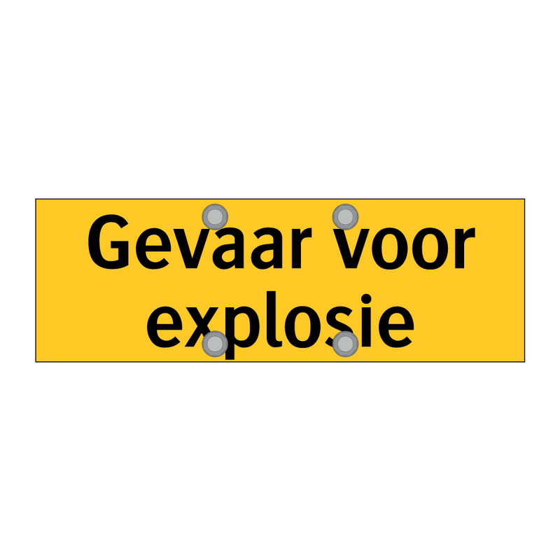 Gevaar voor explosie & Gevaar voor explosie & Gevaar voor explosie