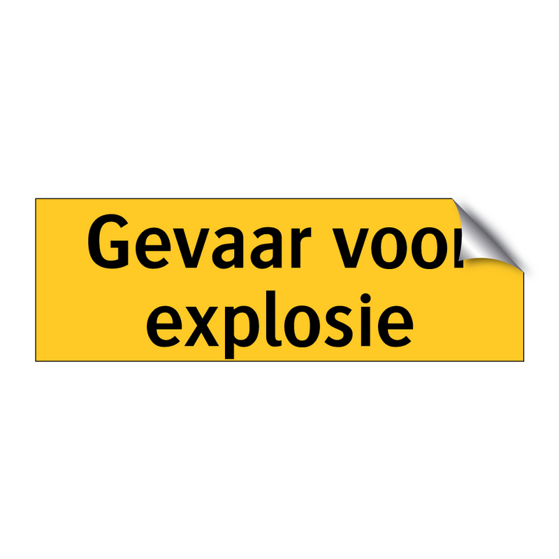 Gevaar voor explosie & Gevaar voor explosie & Gevaar voor explosie & Gevaar voor explosie