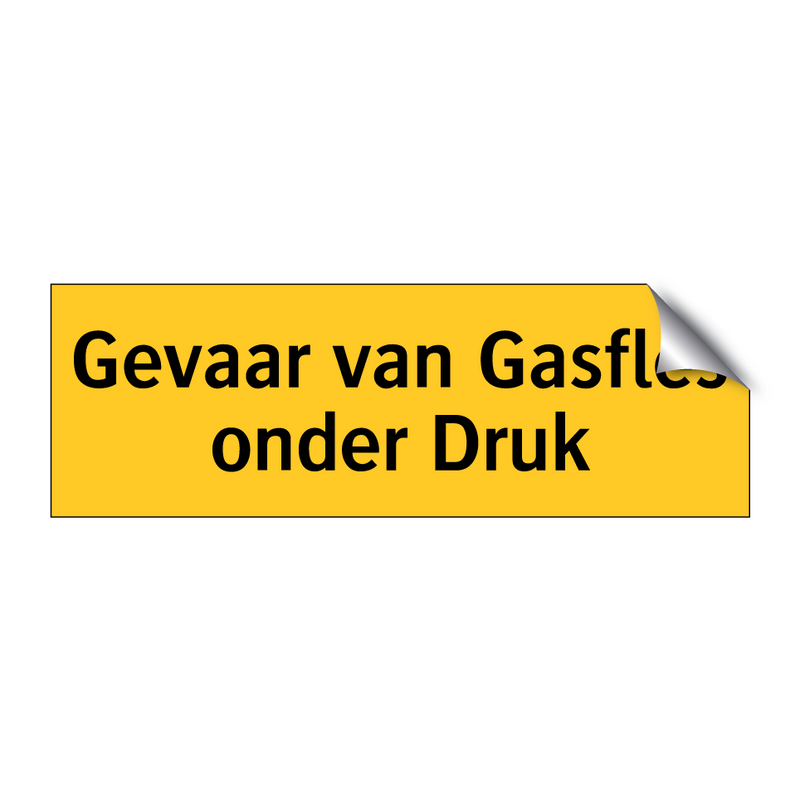 Gevaar van Gasfles onder Druk & Gevaar van Gasfles onder Druk & Gevaar van Gasfles onder Druk