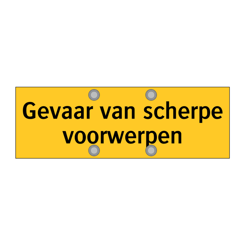 Gevaar van scherpe voorwerpen & Gevaar van scherpe voorwerpen & Gevaar van scherpe voorwerpen