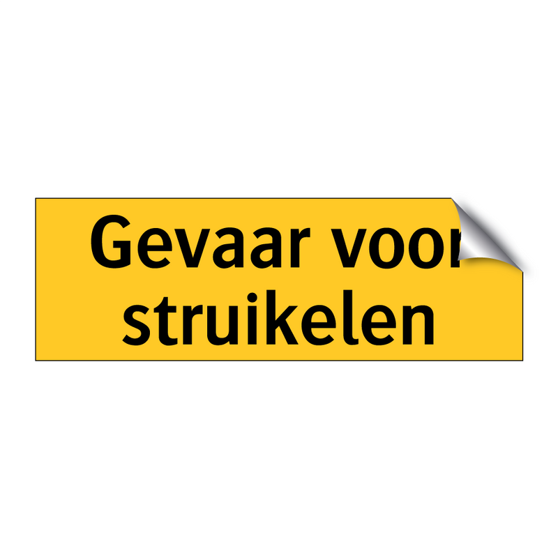 Gevaar voor struikelen & Gevaar voor struikelen & Gevaar voor struikelen & Gevaar voor struikelen