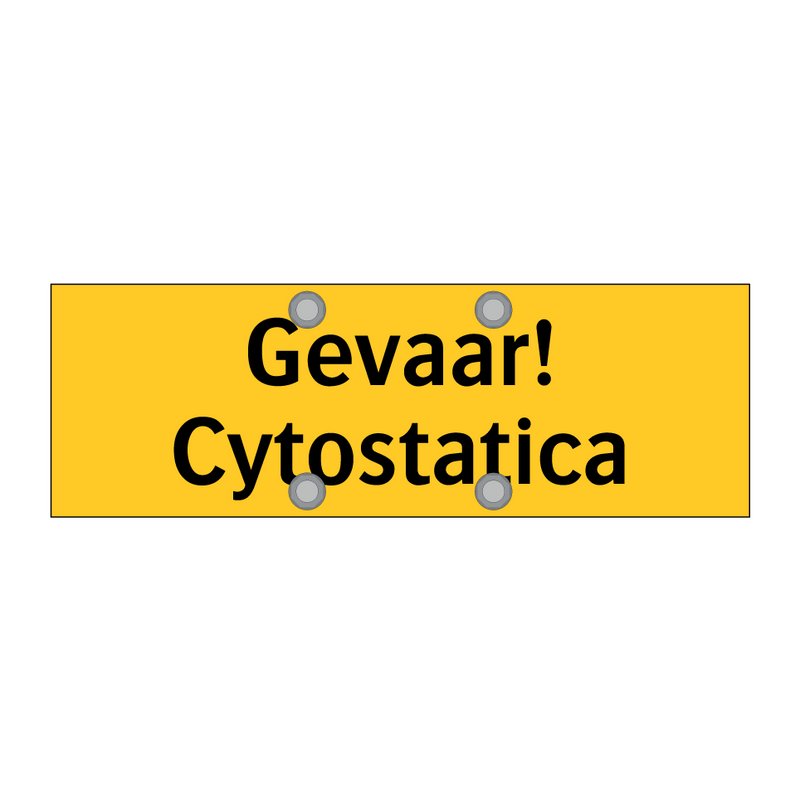 Gevaar! Cytostatica & Gevaar! Cytostatica & Gevaar! Cytostatica