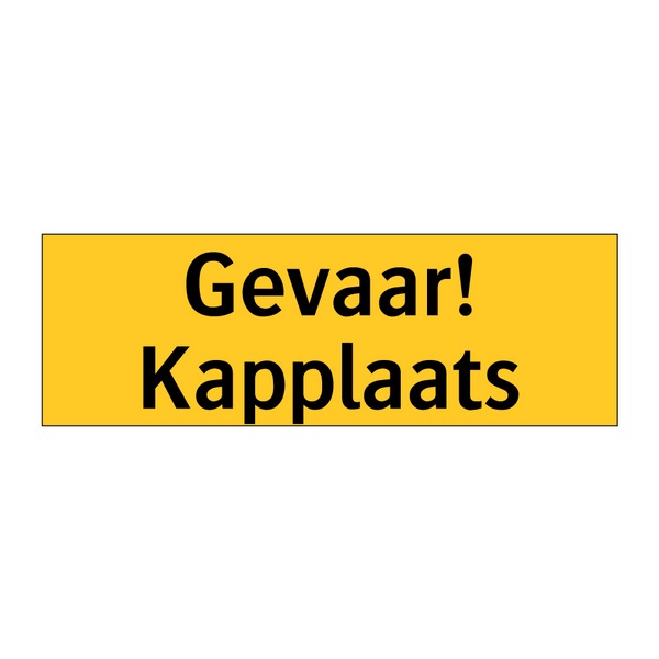 Gevaar! Kapplaats & Gevaar! Kapplaats & Gevaar! Kapplaats & Gevaar! Kapplaats & Gevaar! Kapplaats