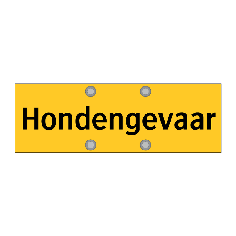 Hondengevaar & Hondengevaar & Hondengevaar