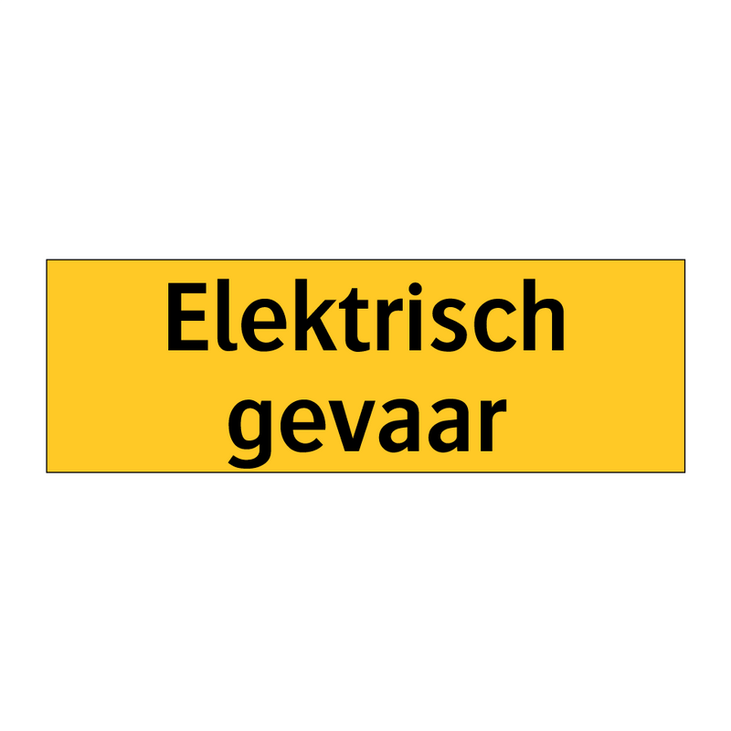 Elektrisch gevaar & Elektrisch gevaar & Elektrisch gevaar & Elektrisch gevaar & Elektrisch gevaar