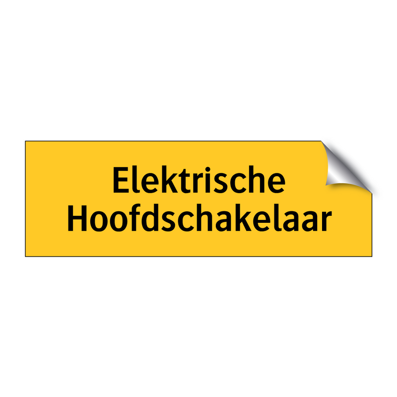 Elektrische Hoofdschakelaar & Elektrische Hoofdschakelaar & Elektrische Hoofdschakelaar