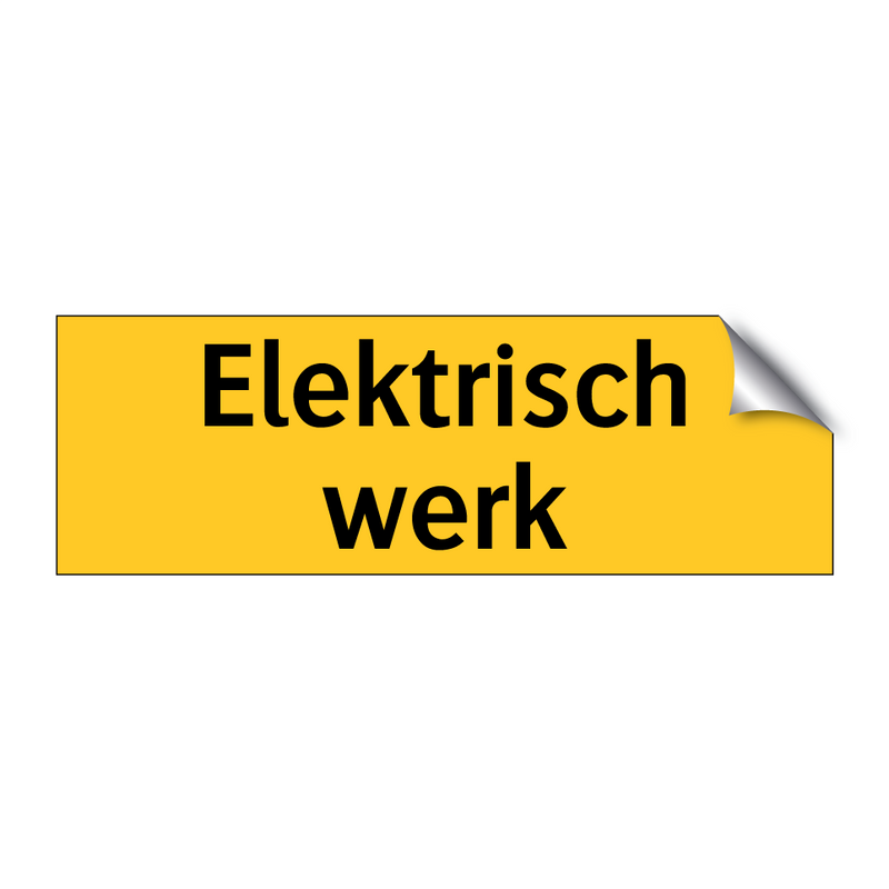 Elektrisch werk & Elektrisch werk & Elektrisch werk & Elektrisch werk