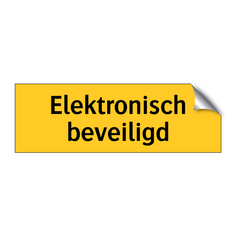 Elektronisch beveiligd & Elektronisch beveiligd & Elektronisch beveiligd & Elektronisch beveiligd