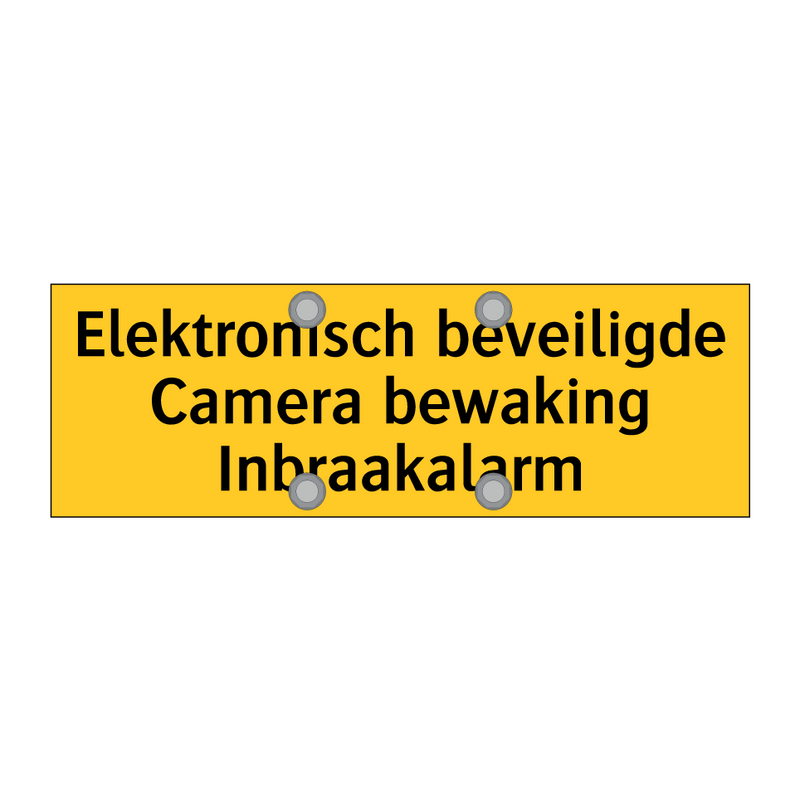 Elektronisch beveiligde Camera bewaking Inbraakalarm