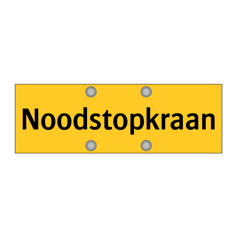 Noodstopkraan & Noodstopkraan & Noodstopkraan