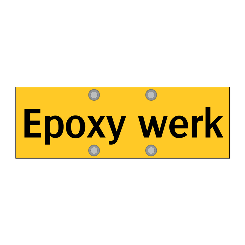 Epoxy werk & Epoxy werk & Epoxy werk