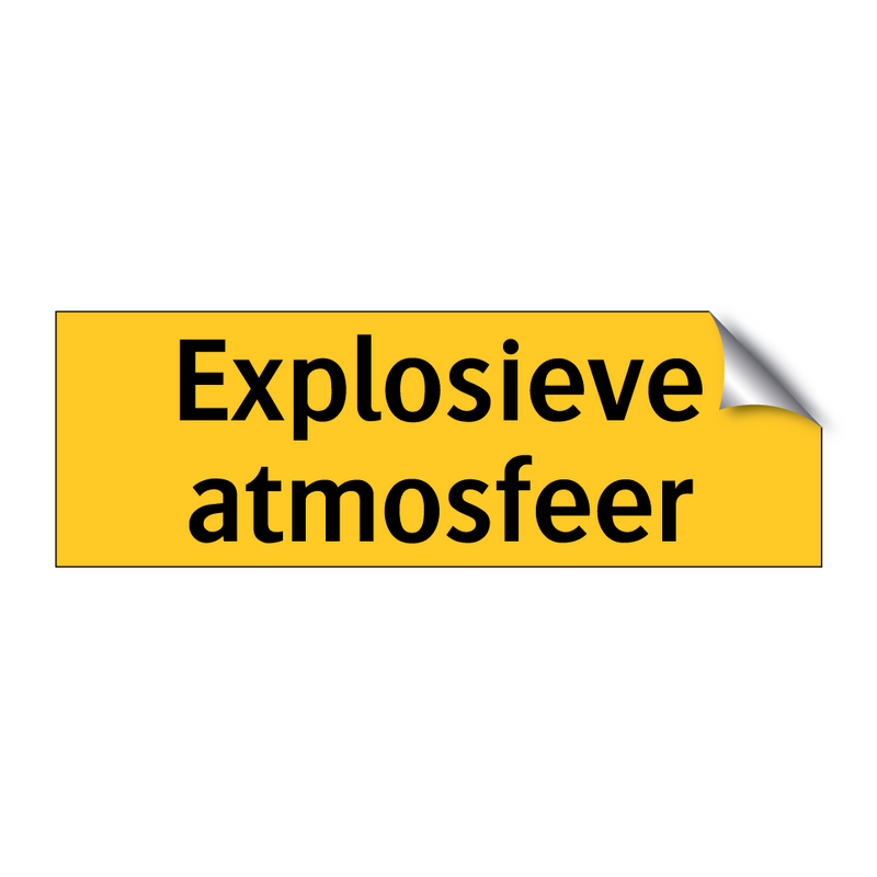 Explosieve atmosfeer & Explosieve atmosfeer & Explosieve atmosfeer & Explosieve atmosfeer