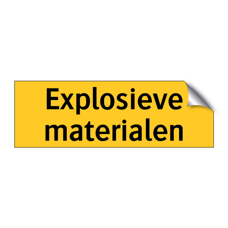 Explosieve materialen & Explosieve materialen & Explosieve materialen & Explosieve materialen