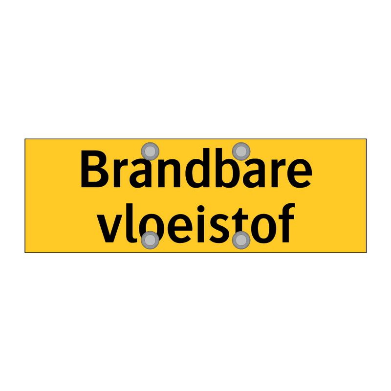 Brandbare vloeistof & Brandbare vloeistof & Brandbare vloeistof