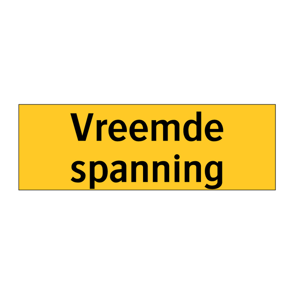 Vreemde spanning & Vreemde spanning & Vreemde spanning & Vreemde spanning & Vreemde spanning