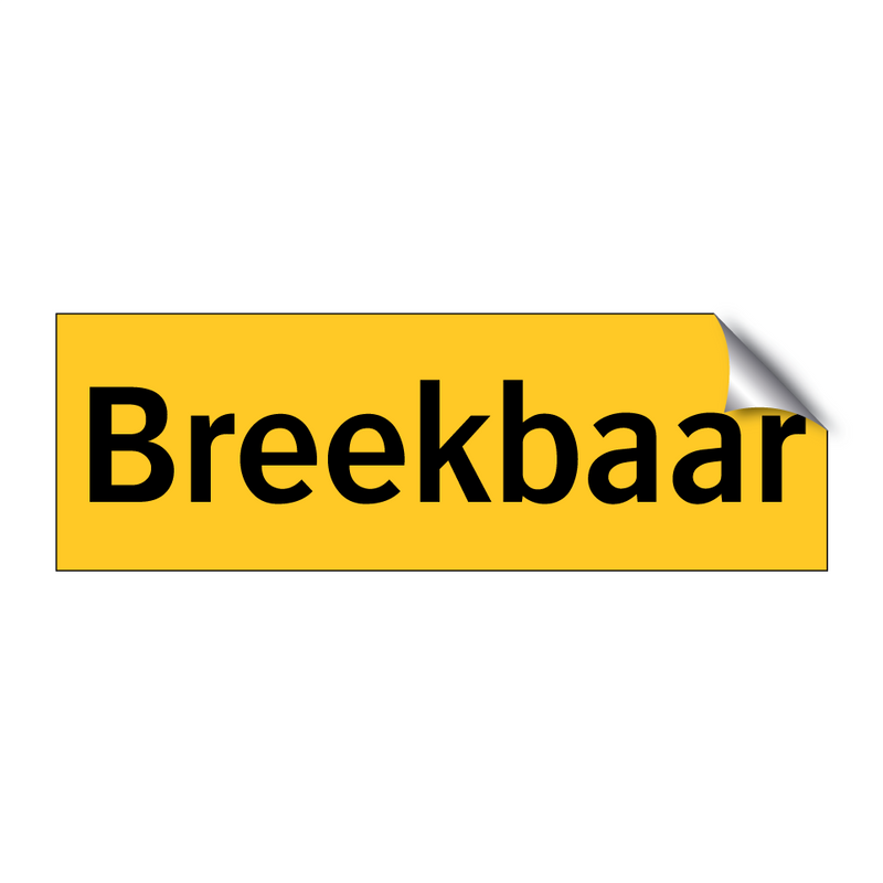 Breekbaar & Breekbaar & Breekbaar & Breekbaar