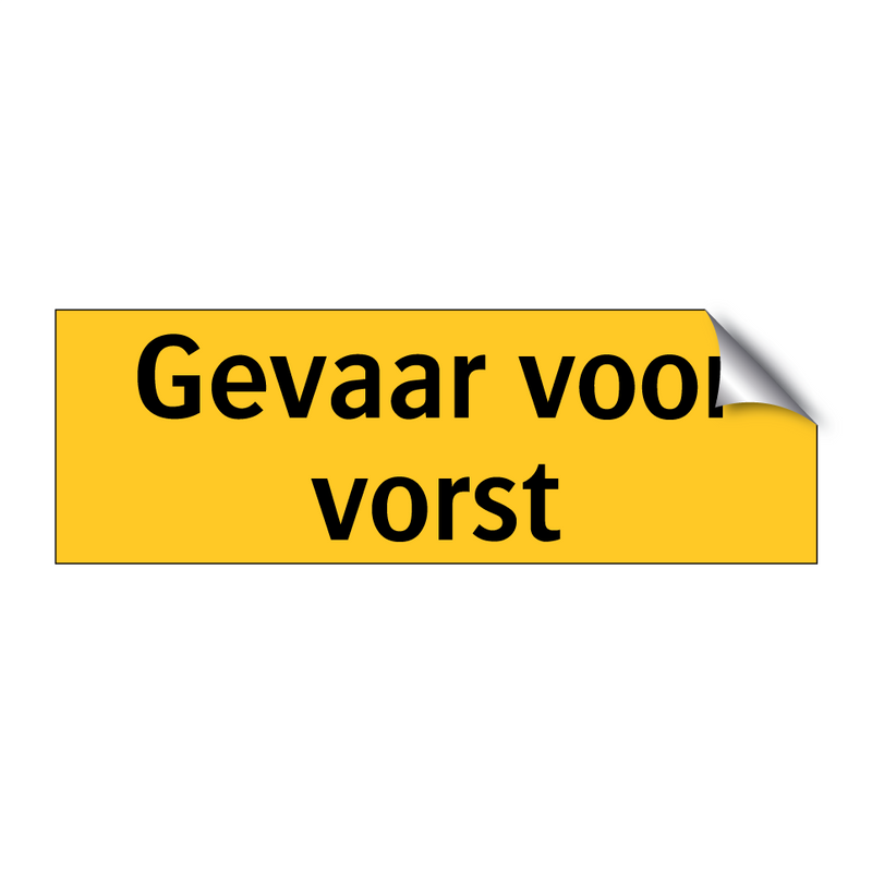 Gevaar voor vorst & Gevaar voor vorst & Gevaar voor vorst & Gevaar voor vorst