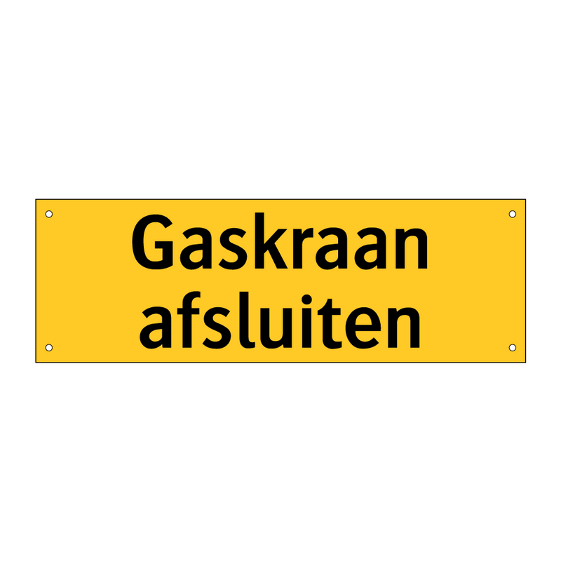 Gaskraan afsluiten & Gaskraan afsluiten & Gaskraan afsluiten & Gaskraan afsluiten