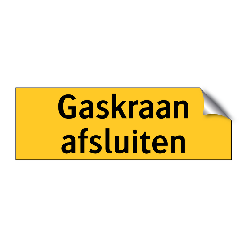 Gaskraan afsluiten & Gaskraan afsluiten & Gaskraan afsluiten & Gaskraan afsluiten