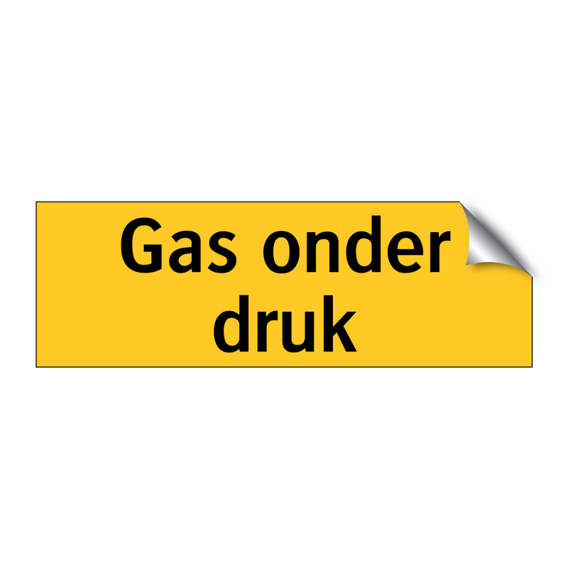 Gas onder druk & Gas onder druk & Gas onder druk & Gas onder druk